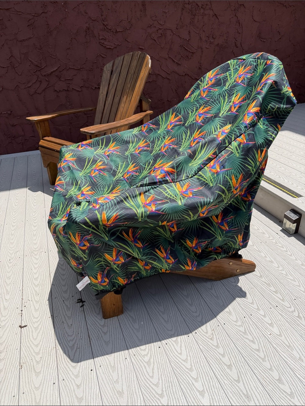 Tropical 🌴 Adirondack Outdoor Chair Cover NWOT